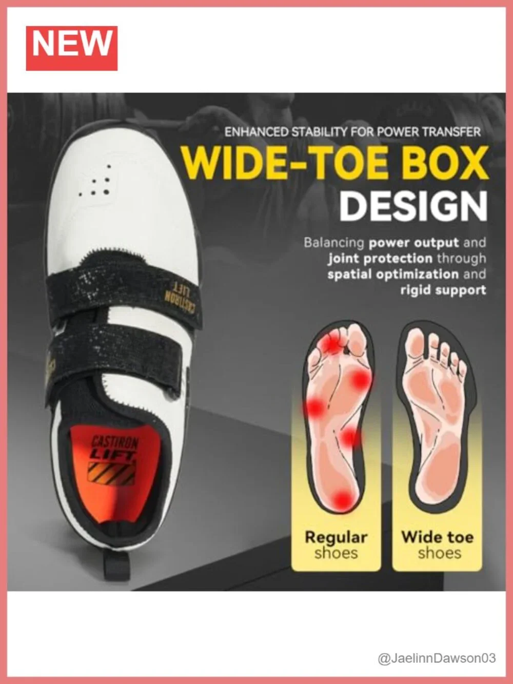 Weightlifting Shoes Powerlifting Gym Shoes for Crossfit Heavy Lifting